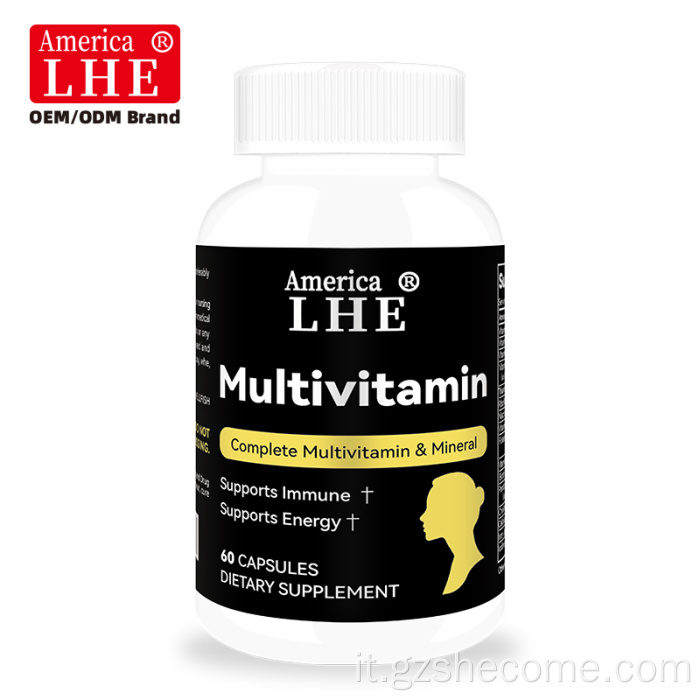 Capsule multivitaminiche Shecome Supporto per la salute immunitaria